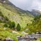 The Riu de Jan River in the Andorran Pyrenees