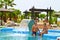 RIU Touareg hotel Jacuzzi, waterfall spa and swimming pool