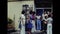 RIVA DEL GARDA 1976: People joke in group in a vintage footage 6
