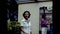 RIVA DEL GARDA 1976: People joke in group in a vintage footage 9