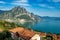 Riva di Solto at Iseo lake, Lombardy in Italy