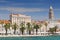 Riva Promenade, Bell tower, Italian and British embassy and consulates in Split Croatia