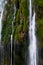 River Abasha Waterfall Natural Monument.Falling waterfall.Photographed in Georgia for a long time