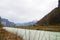 River Aera at the entrance to Aare Gorge ,Switzerland.