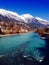 River and alps mountains