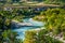 River Aoos near Permet in summer, Albania