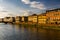 River Arno in Florence, Evening.