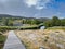 River beach in Albergaria da Serra, in Serra da Freita Arouca Geopark, in Portugal