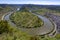 River bend of Moselle at Bremm