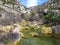 River Bijela canyon near Zadar, Dalmatia, Croatia