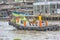 River boat transporting passengers and tourist down Chao Praya r