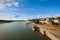 River boats and barges Splavs, Sava, Belgrade