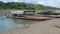 River Boats on the river between Guatamala and Mexico