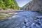 River Borbera stream with rocks