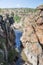 River at the bourkes potholes in south africa