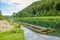 River Brenz canoe / paddling pier - valley Eselsburger Tal