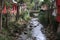 River bridge surrounded by stones