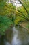 River Carrion in Sotillo Park and Huerta del Obispo in Palencia. Spain