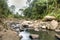 River at the Cascada Blanca waterfall near Matagalpa, Nicaragua