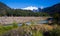 River Cauquenes and Tronador volcano