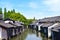 River channel and old houses in Wuzhen, Jiaxing City, Zhejiang Province