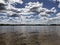 River and clouds