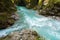 River Confluence in Tolmin Gorge, Slovenia