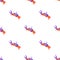 River crab pattern seamless vector