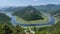 River Crnojevica Montenegro. View of the river Crnojevica, Lake Skadar