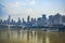 River-Crossing Bridges and High-rise Buildings in the Evening of Chongqing, Asia