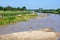 River Crossing on Haiti - Dominican Republic Border