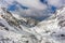 River crossing the valley at the winter at the Rila mountain in Bulgaria, Maliovica