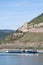 River cruise ship AVALON IMAGERY II passing Ehrenfels Castle.