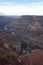 River cutting through the Grand Canyon