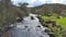 River Dart at badgers holt on dartmoor national park. Devon uk