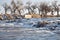 River diversion dam in Colorado