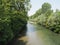 River Dora in Parco Dora park in Turin