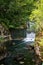 River Doubs waterfall, Swiss French border.