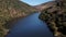 River Douro next to the mouth of the river Coa