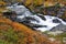 The river driva in autumn, dovrefjell, norway