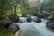 River Dulce stream in Guadalajara, Spain