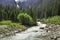 River flowing through the rocks, Krimmler Ache, Austria