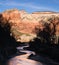 River Flows Sunrise Glow Rocky Butte Zion National Park