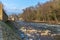 The river glan and stone bridge in Meisenheim