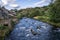 River Glaslyn in Beddgelert in Wales in the United Kingdom