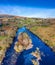 The River Glen and waterfalls by Carrick in County Donegal - Ireland