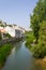 River and houses in Aljezur village