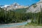 River on the icefield parkway in Jasper National Park