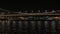 River Illuminated Bridge At Night