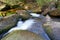 The river kalte Bode in the national park Harz in Germany